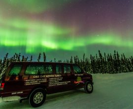 Tour Van & Northern lights on Alaska Aurora Tour and Arctic Circle Tours