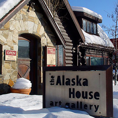 Things to do in Fairbanks - Image of Exterior of Alaska House Art Gallery