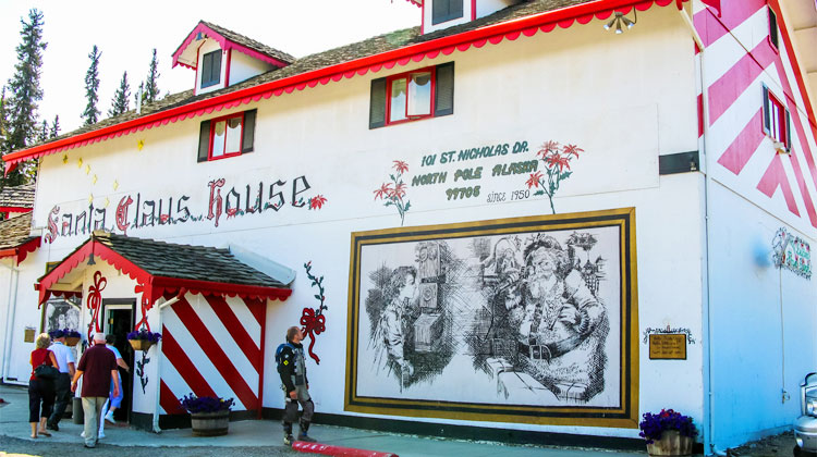 Things to do in Fairbanks- Image of Santa Claus House